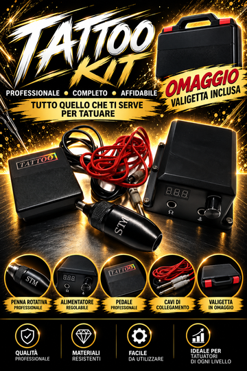 Kit Tattoo Macchina mini STM